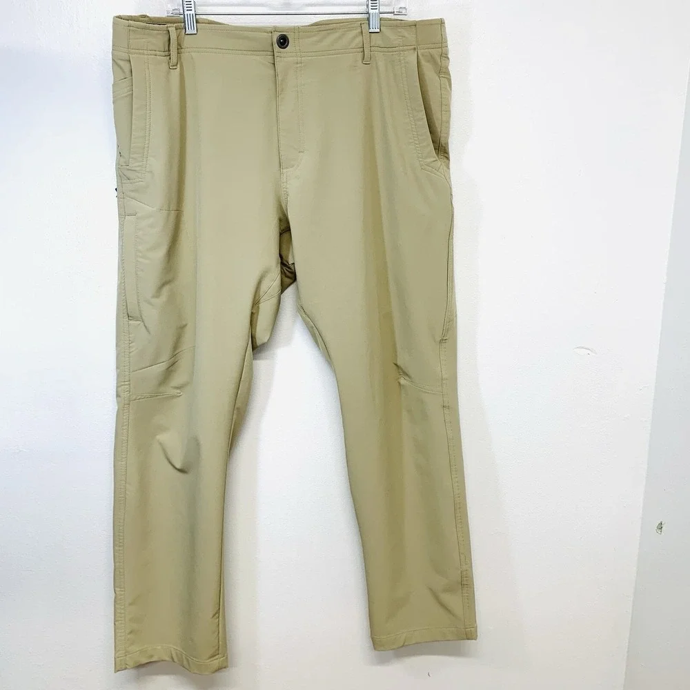 Hi Tec Hiking Pants Men 38x30 Utility Pockets Neutral Casual‎ Workwear Travel